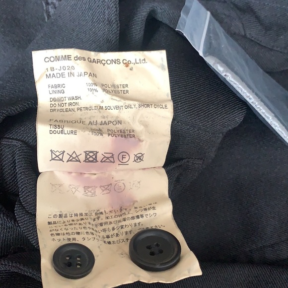 NWT CDG BLACK poly and marsh segment Layler - Picture 13 of 15